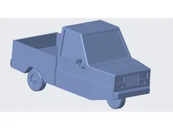 Ibishu Pigeon (from BeamNG Drive) 3 Wheeled Tuk-tuk Model