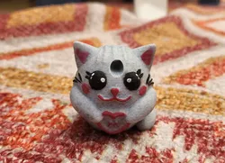 Jewelry & Accessories STL Descărcare - pisică drăguță keycharm kawaii litera M  - Jadeandherbrush