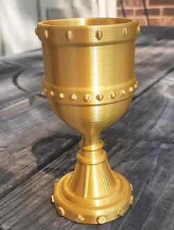 Magic Chalice- print in place, no supports, fantasy prop display decor cup