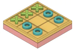 Magnetic Tic Tac Toe Set and Carrying Case