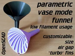parametric vase mode funnel v2