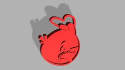Red keychain (angry birds)