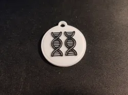 Scientific-themed keychains