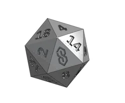 Sharp d20 with custom cool S logo