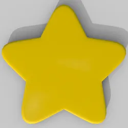 Simple star rounded corners Free