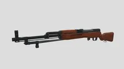 SKS.Free Highpolly game asset. Army weapon