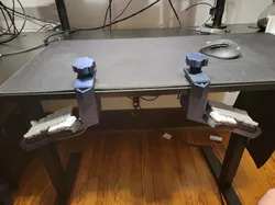 Split Keyboard desk clamp tray