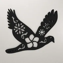 Bird Wall Decoration WARAJ42 3D Print Model in Decor 448132