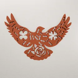 Bird Wall Decoration WARAJ53 3D Print Model in Decor 448031
