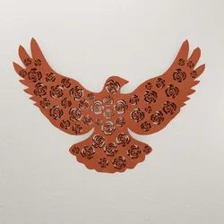 BIRD WALL DECORATION WARAJ54 3D Print Model in Decor 448032