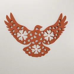 BIRD WALL DECORATION WARAJ55 3D Print Model in Decor 448033
