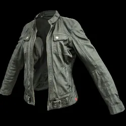 Black Leather Jacket Low-poly 3D model