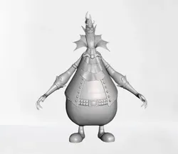 Characters & Creatures STL Descărcare - Colecția One Piece Gecko Moria STL - Arctibax 3D Artist