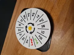 Compact click pilldispenser