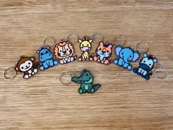 Cute Crocodile Keychain