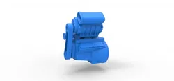 Engine for Hot rod Version 3 Scale 1 to 25 3D Print Model in Vehicle 448851