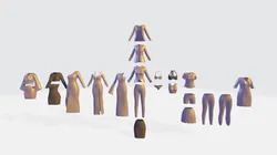 Female clothes pack