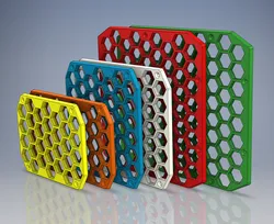 HSW Single Walls - With Integrated Frame and Fastening Points (Honeycomb Storage Wall)