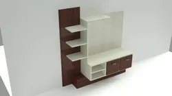 LCD TV Showcase Shelves Drawer
