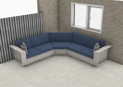 Pinewood corner sofa