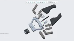 Robotic gripper mechnaism
