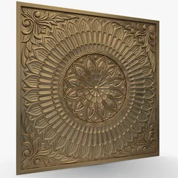 Round Ornament Bungalow Rose Decor Frame Furniture Door Panel