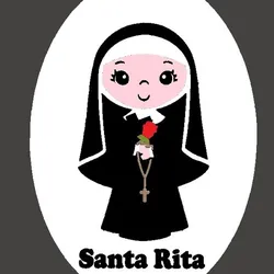 SANTA RITA KEYCHAIN