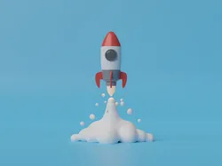 Startup rocket launch