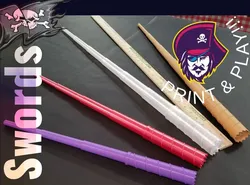 Telescoping Swords - Print in Place
