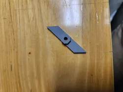 * Updated* T Nut for cubicle slat wall / slat rail