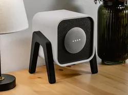 v3 - Google Home Mini Speaker Housing - Retro Modern - with Swappable Face Plates