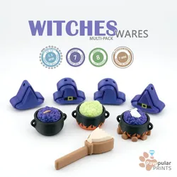 Witches Wares Multi-Pack - Fidget Keychain [Private Use Only]