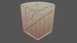 Atlético de Madrid 3d print logo