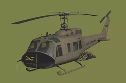 Bell UH-1D HUEY Vietnam 1st Cavalry Division Free 3D model