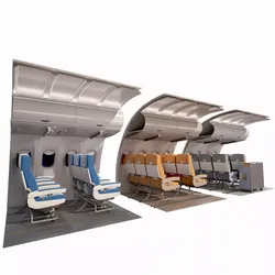 collection airplane chair 3 colors  3D model