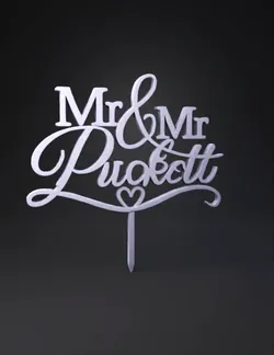 decorative script sign with heart accent and intertwined lettering rea