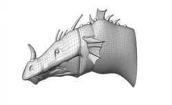 Dragon Heads 3D model