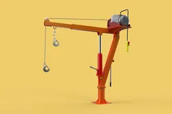 ELECTRIC REMOTE WINCH HOIST SWIVEL LIFTING CRANE HOOK JIB TRUCK