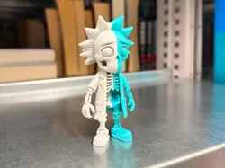 Esqueleto de Rick Sanchez - Rick y Morty - Modelo de impresión 3D gratuito