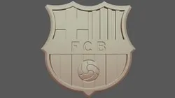 FC Barcelona 3d print logo