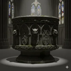 gothic style flower pot with gargoyles garden decoration home decoration pencil holder makeup storage