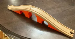 Ikea Train Bridge Support - Angled Rails