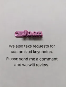 Jewelry & Accessories STL Descărcare - Joan Keychain - Trash Can Guy