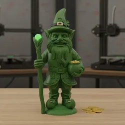 Lucky Leprechaun Gnome - St. Patrick’s Day 3D Print STL