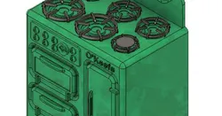 Miniature vintage stove