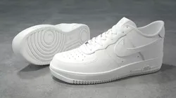 Nike Air Force 1 low white Low-poly 3D model