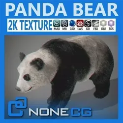 Panda Bear 3D model
