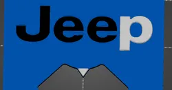 Parking disc/clock Jeep Logo