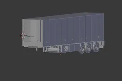 Refrigerated trailer europe 3D Print Model in Vehicle 569443
