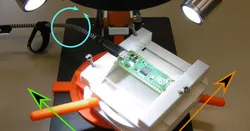 rotating XY table for microscope SMD assembly and seed inspection